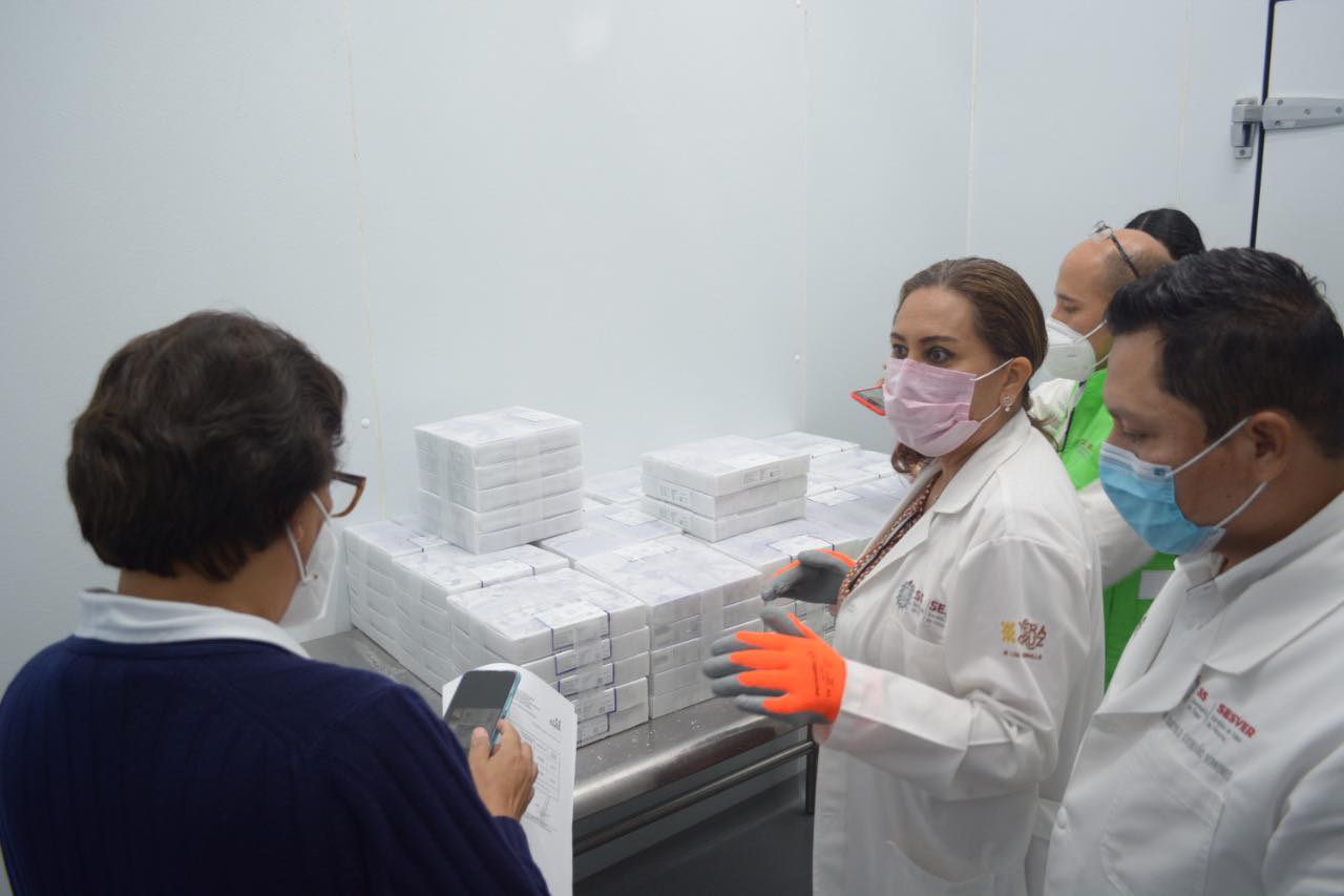 Llegaron más vacunas a Veracruz, está misma noche será anunciado donde se aplicarán