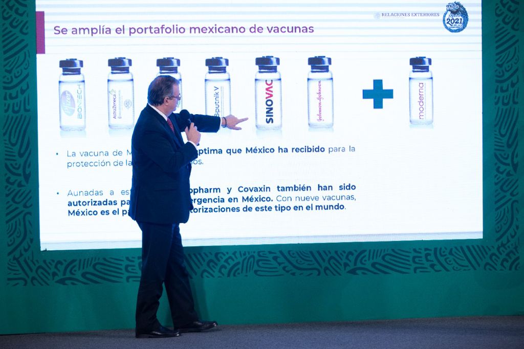 México recibe cargamento de 1.75 millones de dosis de la vacuna Moderna, gracias a la cooperación con EE. UU.