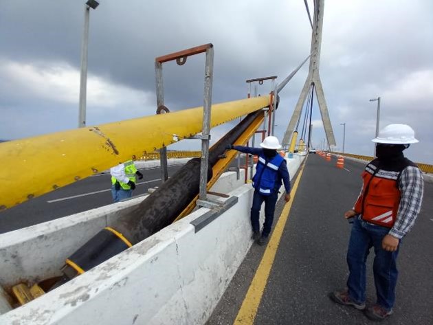 Mantenimiento en Puente Nacional de Cuota Tampico avanza satisfactoriamente sin afectación a personas usuarias