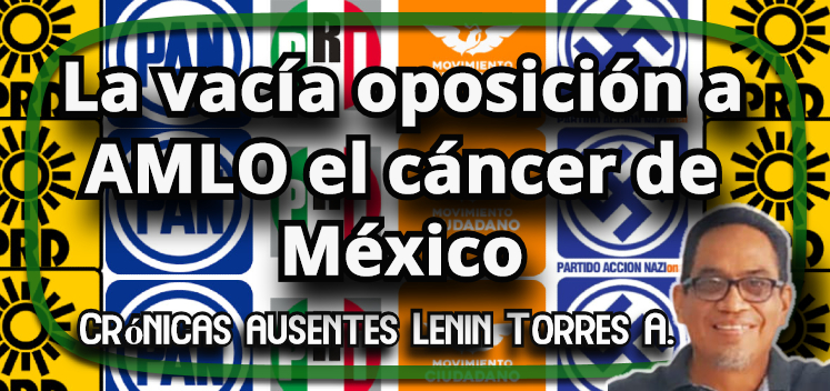 La vacía oposición a AMLO el cáncer de México|Crónicas Ausentes|Lenin Torres Antonio