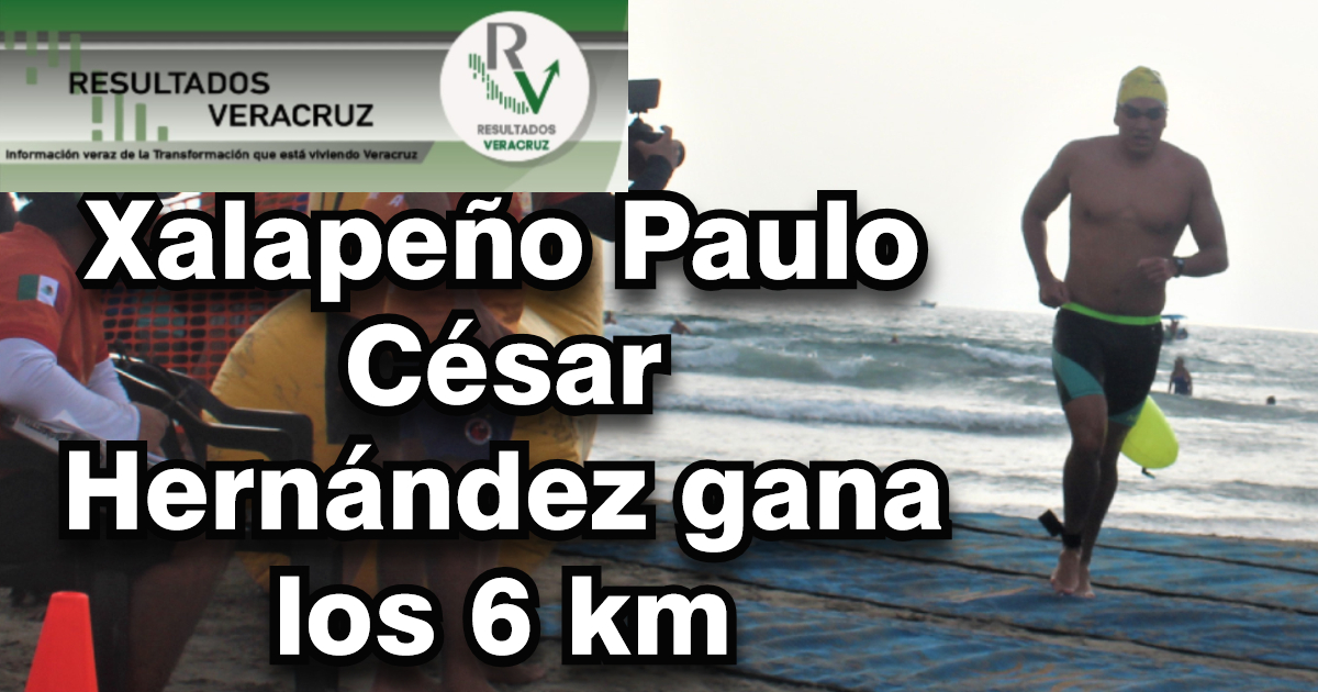 Xalapeño Paulo César Hernández gana los 6 km