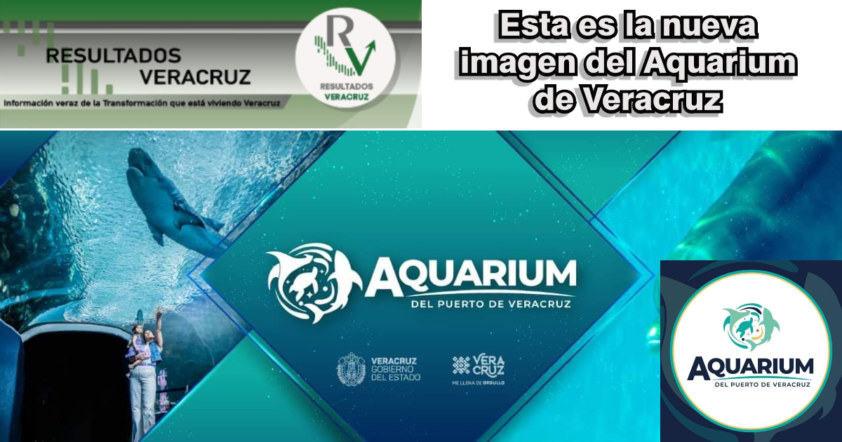 Esta es la nueva imagen del Aquarium de Veracruz