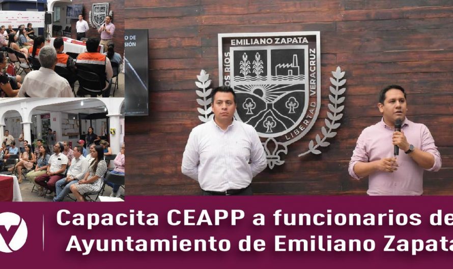 Capacita CEAPP a funcionarios del Ayuntamiento de Emiliano Zapata