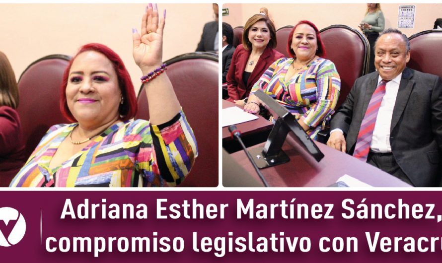 Adriana Esther Martínez Sánchez, compromiso legislativo con Veracruz