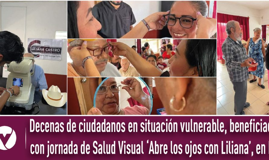 Decenas de ciudadanos en situación vulnerable, beneficiados con jornada de Salud Visual ‘Abre los ojos con Liliana’, en Isla