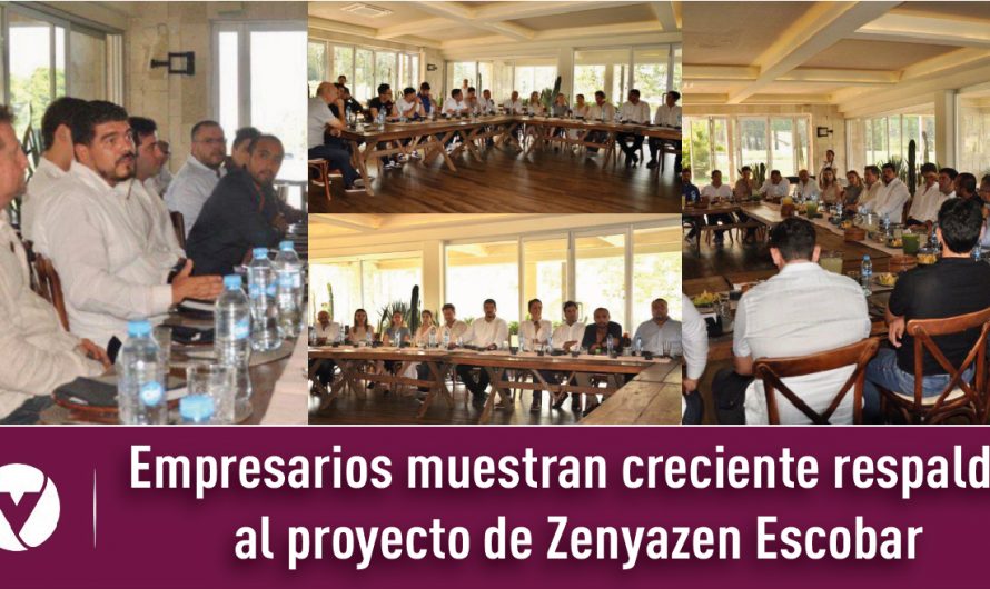 Empresarios muestran creciente respaldo al proyecto de Zenyazen Escobar