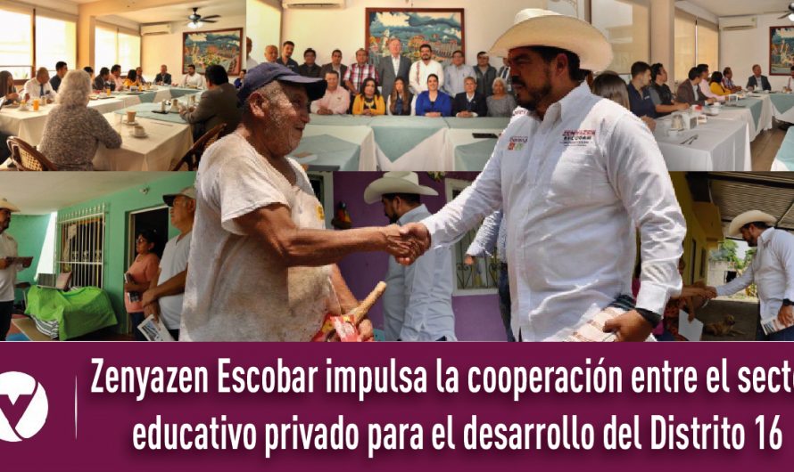 Zenyazen Escobar impulsa la cooperación entre el sector educativo privado para el desarrollo del Distrito 16